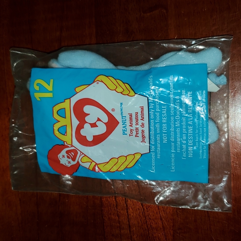 1998 Peanut The Elephant Teenie Beanie Baby